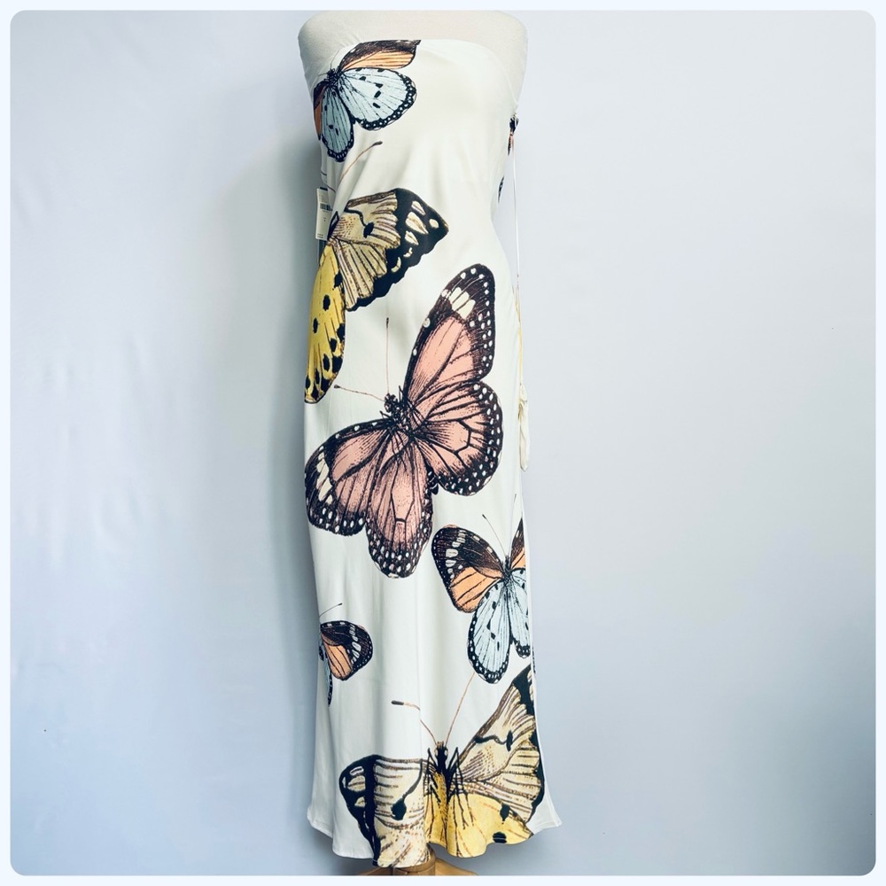NWT Anthropologie The Tilda Butterly Slip Dress, S - Picture 12 of 17